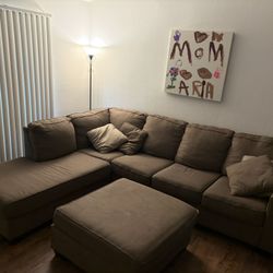 Sectional With Ottoman