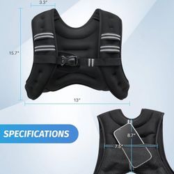 Weighted Vest, /8lb/Weight Vest 