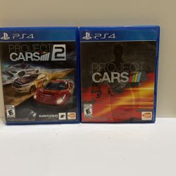 Project cars 1 & 2 for the PS4