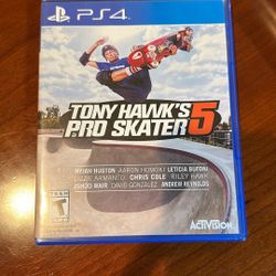 PLAYSTATION 4 TONY HAWK PRO SKATER 4