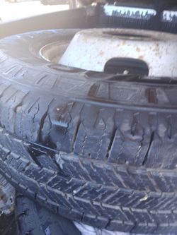 Tire well ford350 year 2012 super duty zise 17
