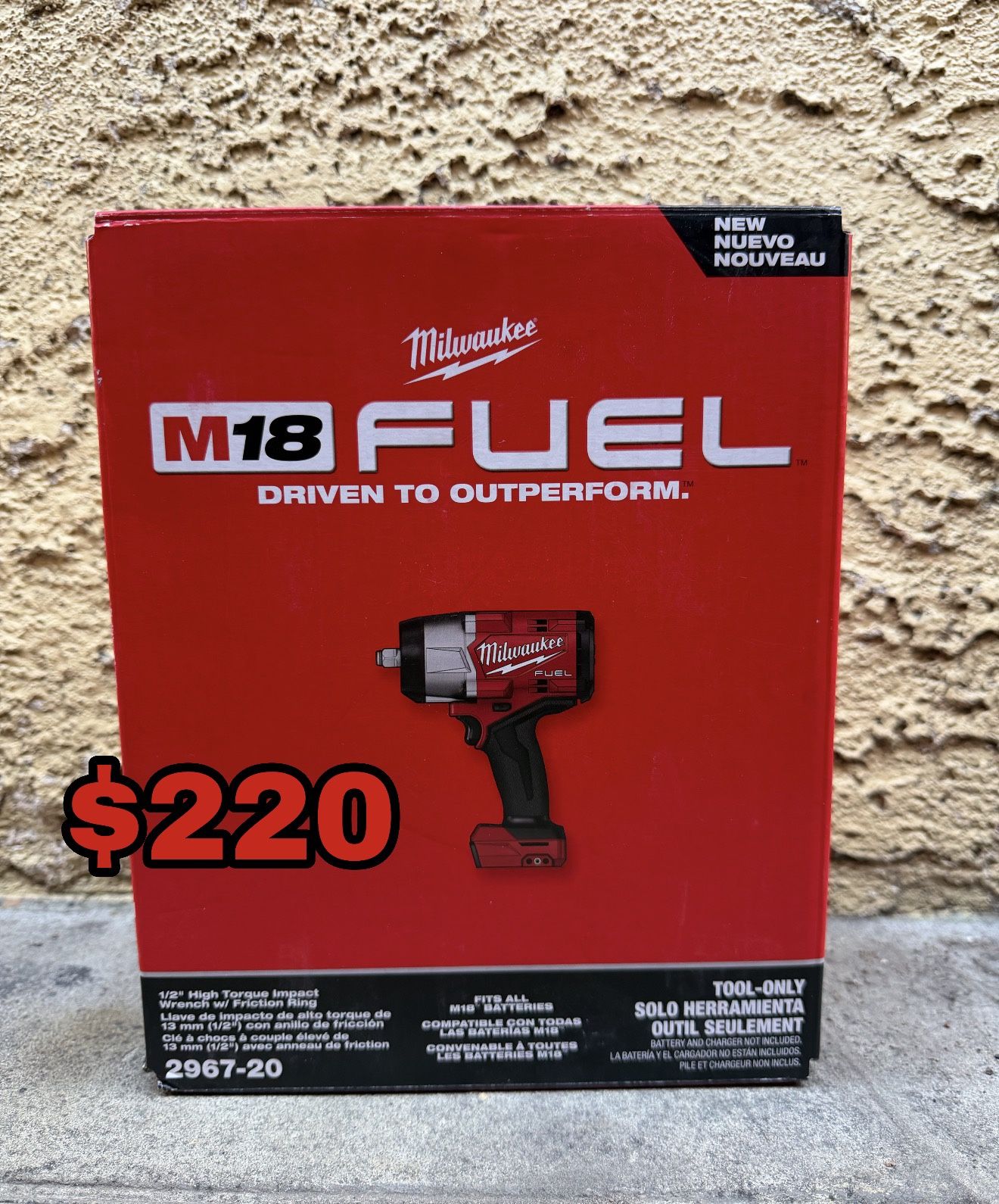 Milwaukee M18 FUEL 1/2" High Torque Impact Wrench w/ Friction Ring 2967-20 (Tool-Only)