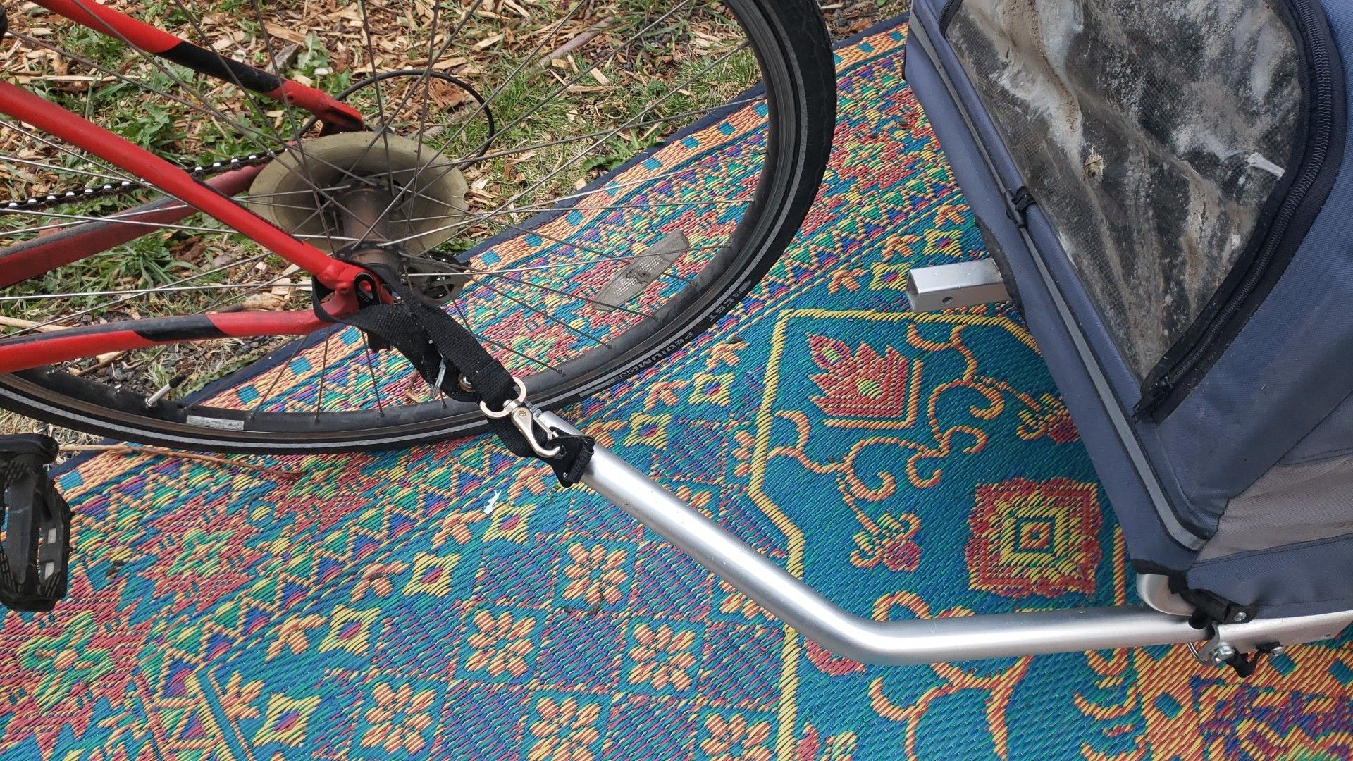 PetSafe Solvit HoundAbout Aluminum or Steel Bicycle Trailer, Bike