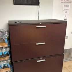 Office Cabinet Brown Wood
