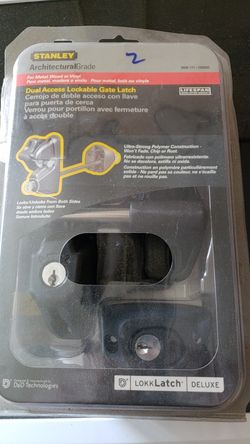 Dual gate latch/ STANLEY