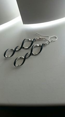Silver ear rings