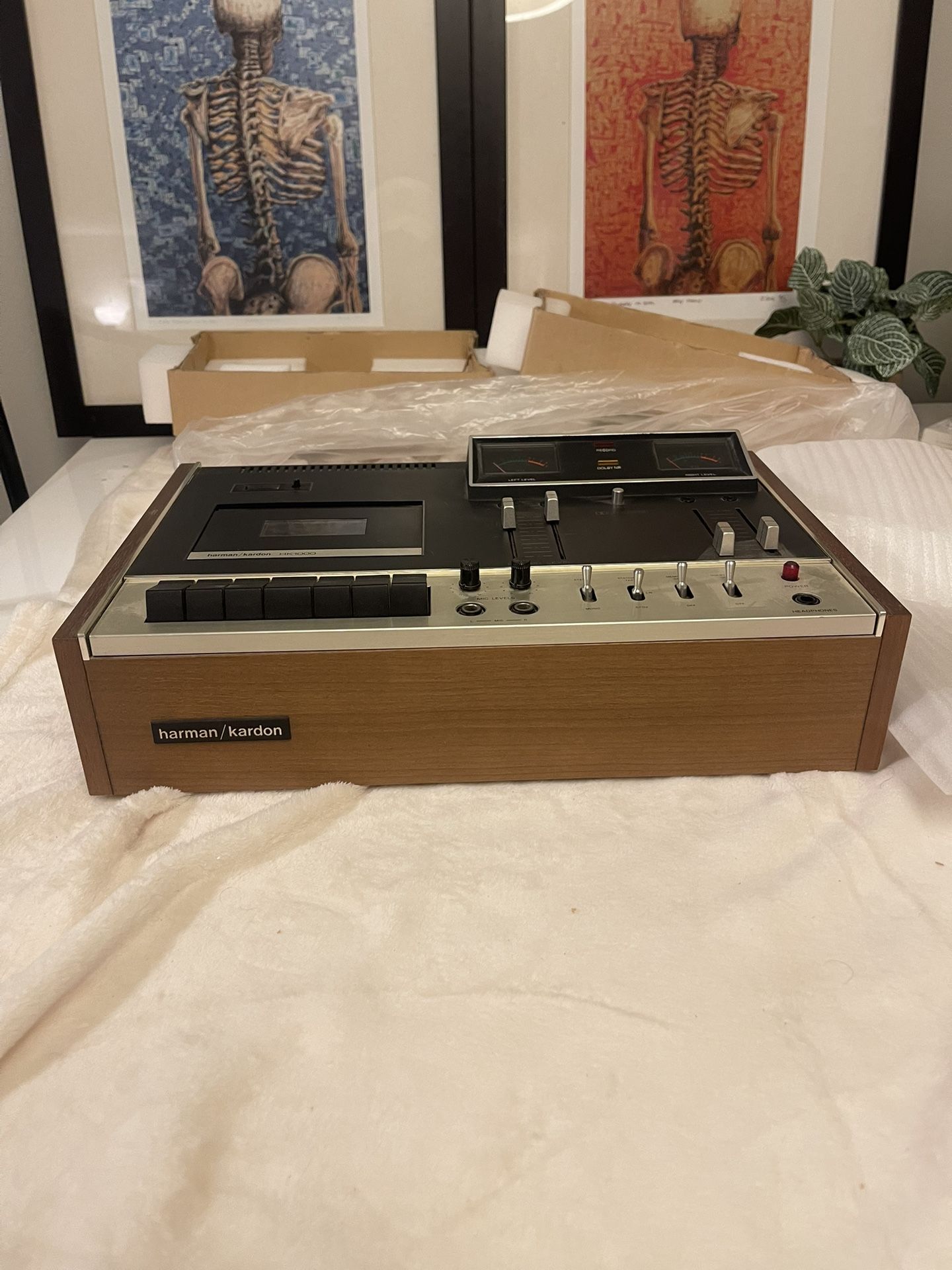 🎵 Harman Kardon HK‑1000 Vintage Cassette Deck – Dolby, Top-Loading, Excellent Condition