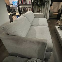 Crate & Barrel Lounge Sofa 83” (original $1,829)