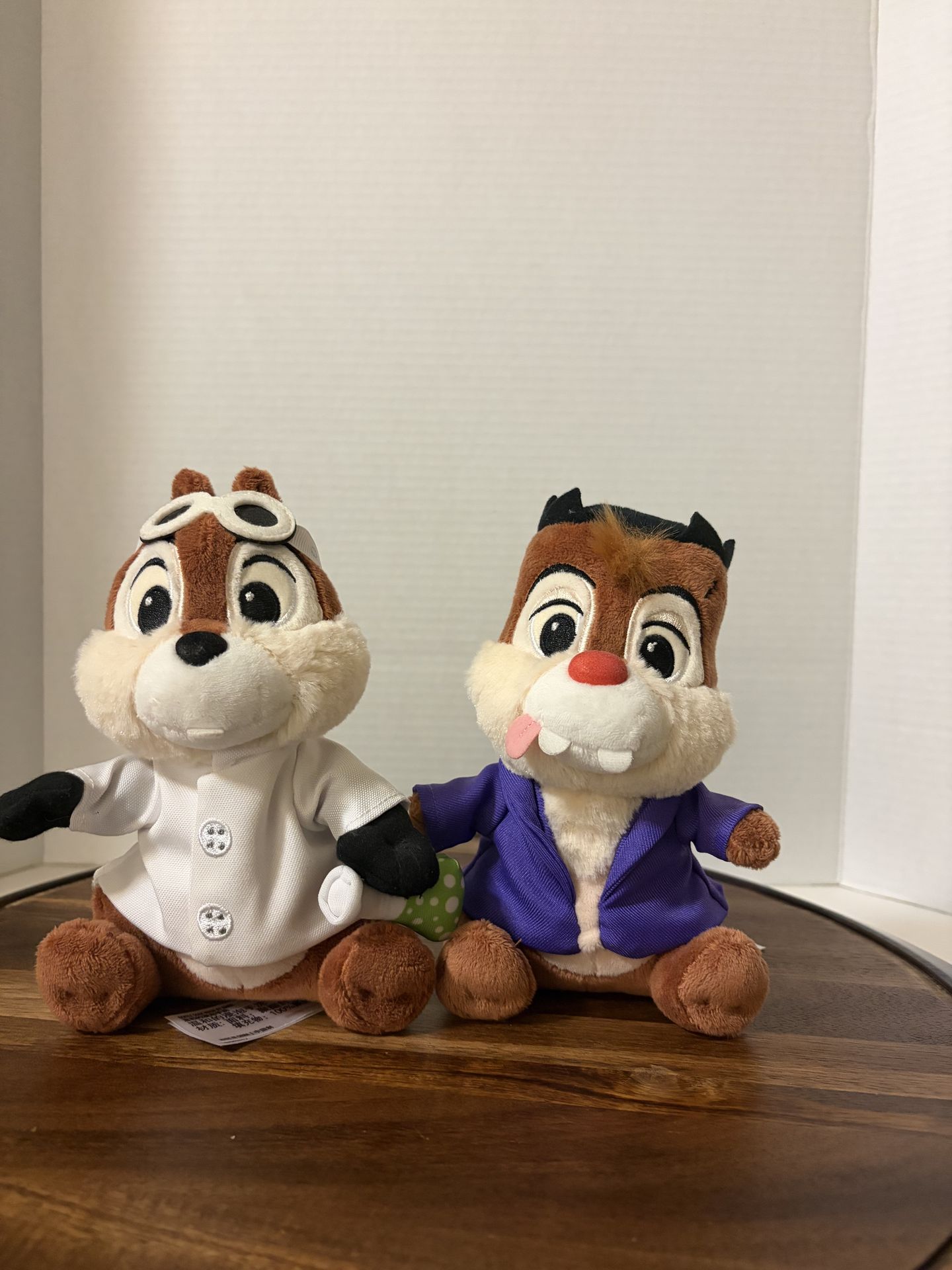 Disney chip and dale 8” Halloween plush set