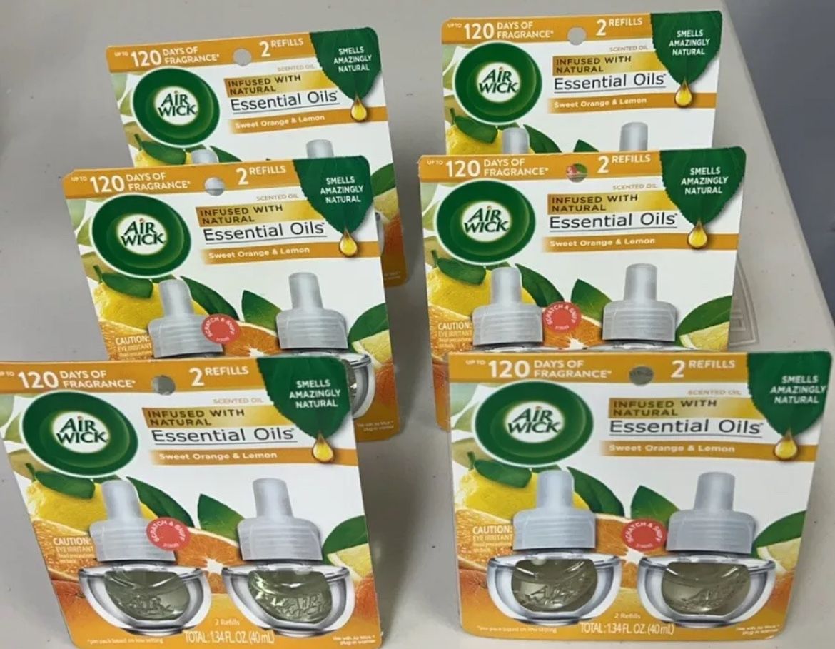 6 Airwick Orange Lemon