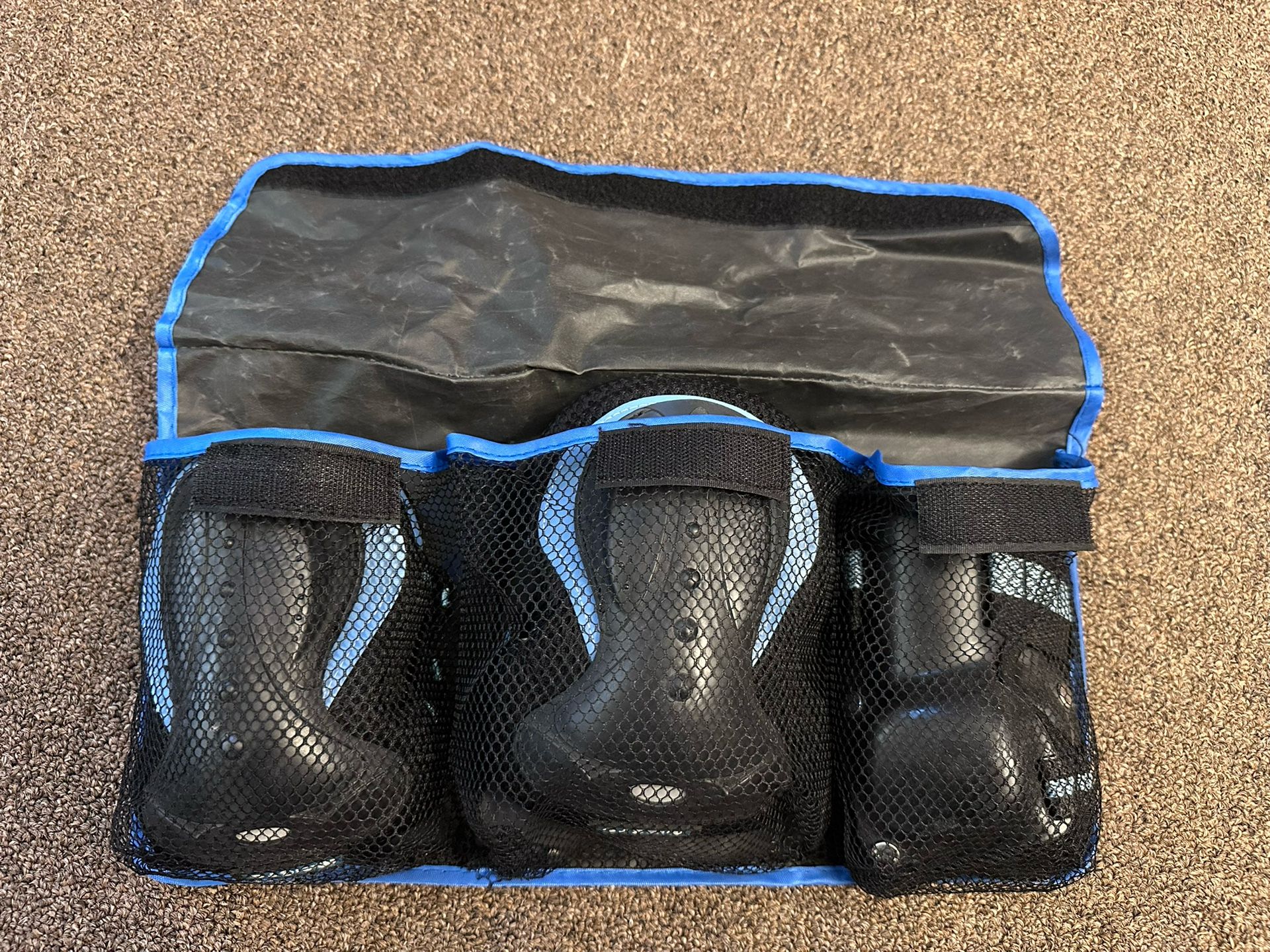 Adult Knee And Elbow Pads And Wrist Guards Set, Adjustable