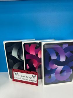Apple iPad Air 4 - Pay $5 To take It home And pay The rest Later