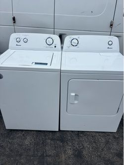 Amana washer and electric dryer set