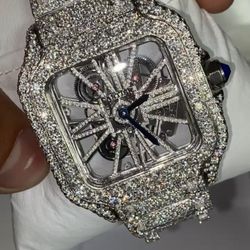 VVS Moissanite Watch Box And Papers New