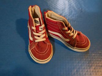 Vans size 8.5 Toddler boys