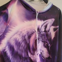 Purple Wolve Sweater