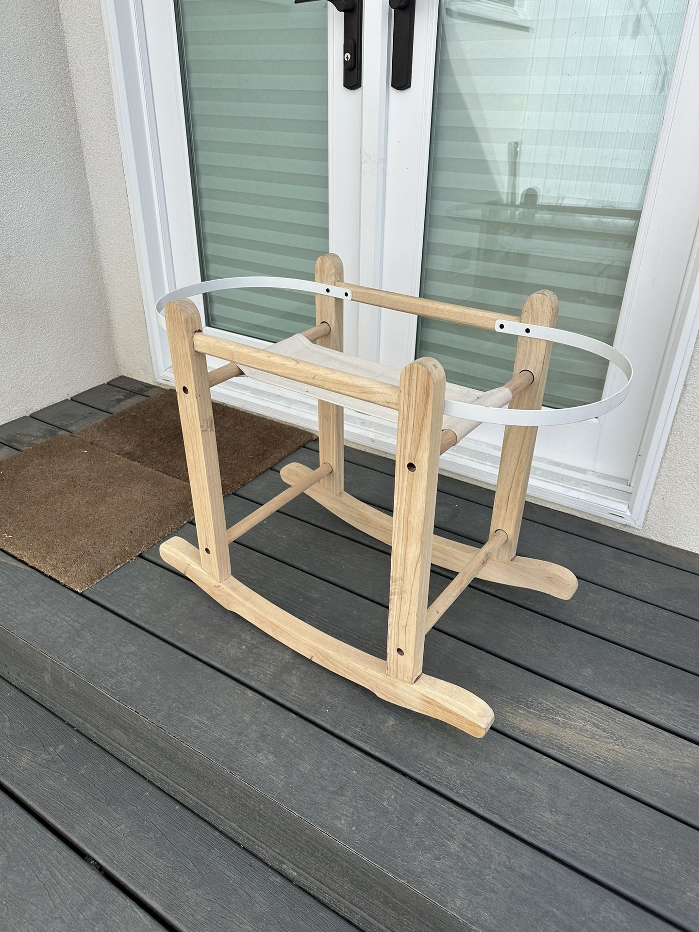 Restoration Hardware Baby Basket and Rocker Nursery furniture Decor