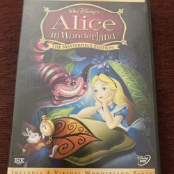 Walt Disney Alice In Wonderland The Masterpiece Edition, 2 Disc Set, 2004 Re-release