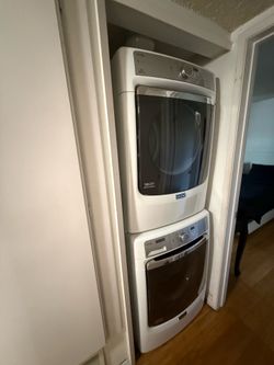 Maytag Stackable Medium Front Load Washer And Dryer
