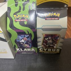 Pokémon TCG Cyrus and Klara Premium Tournament Collection Display Sealed