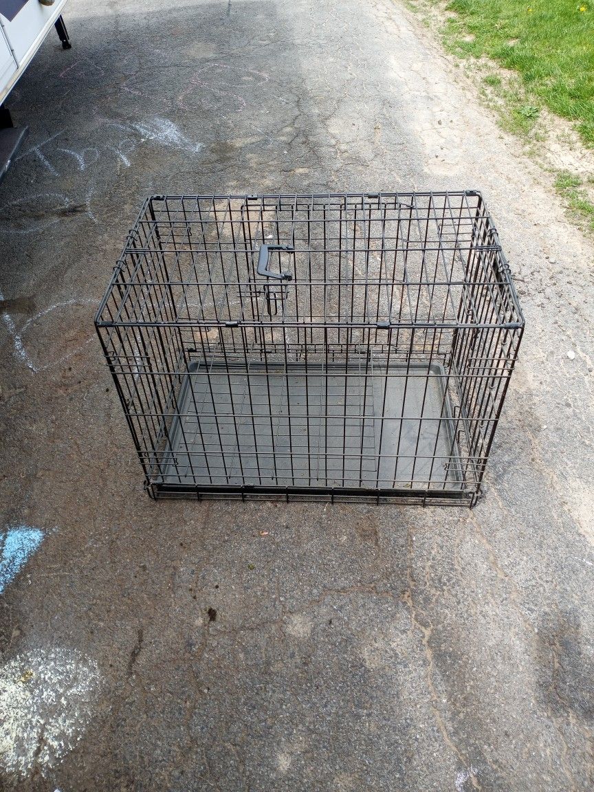 2 Med Dog Cages