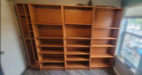 Danish Teak Bookshelves
