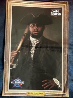 Ronald Acuña Jr. Framed Atlanta Braves All-Star Poster