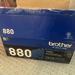 Tn880 black laser cartridge for brother printet