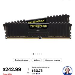 CORSAIR - VENGEANCE LPX 32GB (2x16GB) DDR4