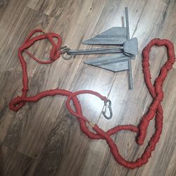 Boat/jetski anchor with Anchor rope