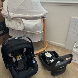 Baby Bassinet, Car Seat And Base