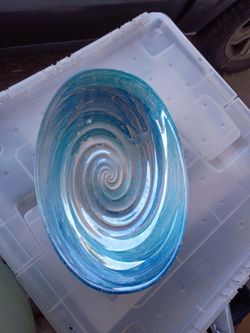 Glass centerpiece