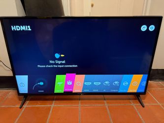 LG 49” Smart LED TV – Model 49LJ550M  (remote included)
