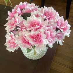 Artificial Flowers-Dahlia And Hibiscus