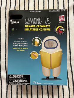 Among Us Banana Crewmate Inflatable Costume