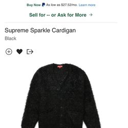 Supreme Sparkle Cardigan Fw23 
