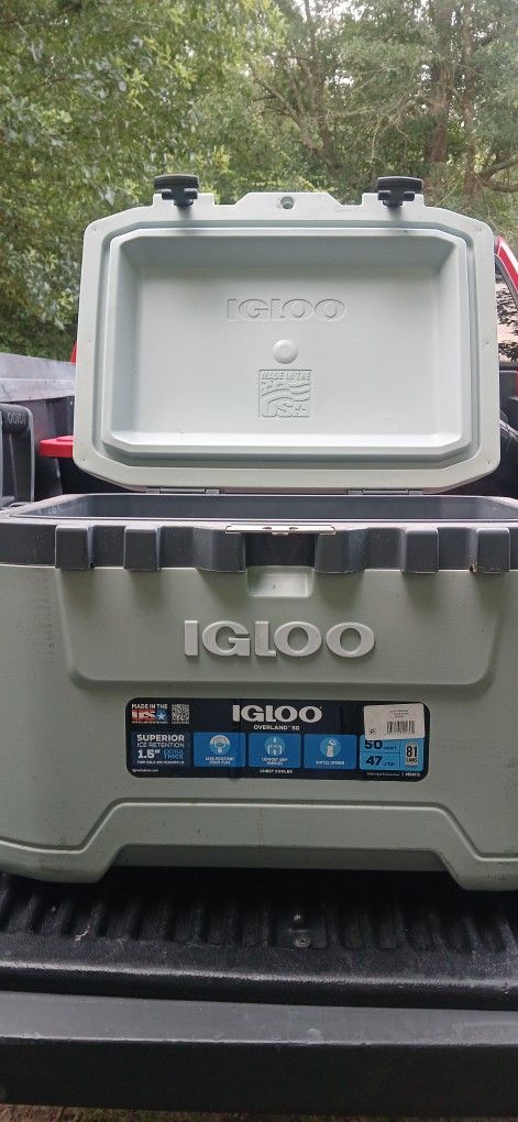 50qt/81 cans Igloo cooler
