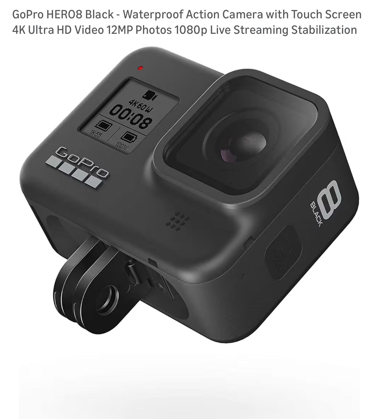 GoPro HERO8 Black - Waterproof Action Camera