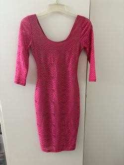 Tight Hot pink Cocktail Dress