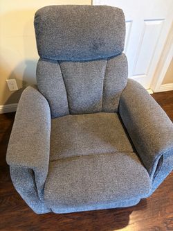 Gray Fabric Recliner Chair