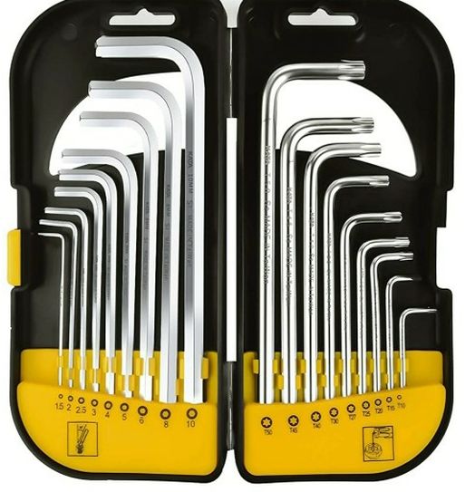 18PCS Hex Key Allen Wrench Set