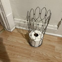 Toilet Paper Chrome Storage