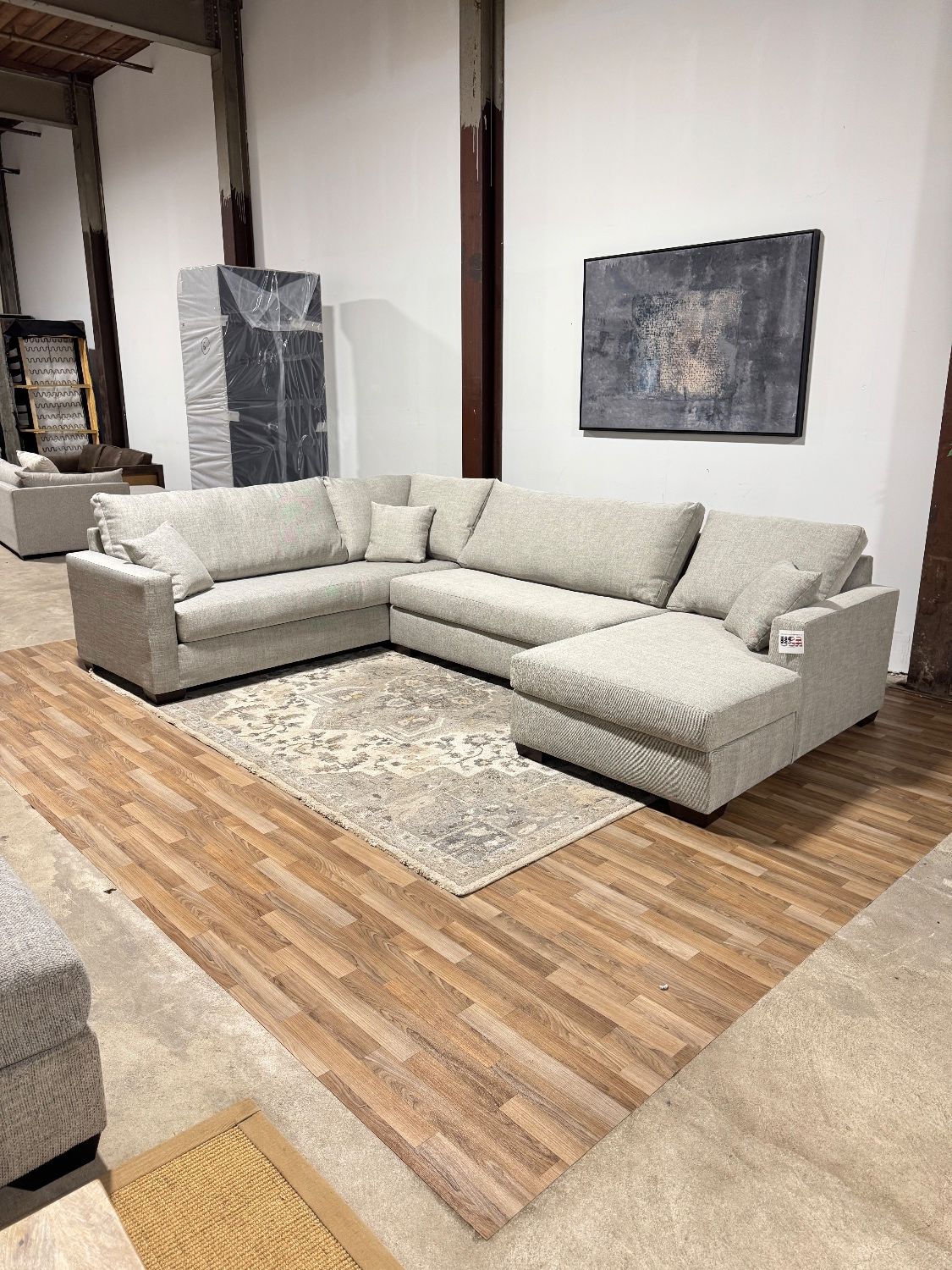 Gray 3pc Sectional Sofa π Delivery Available
