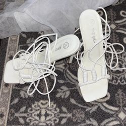 White Heels Brand New