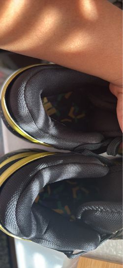 Black and Yellow Sneakers