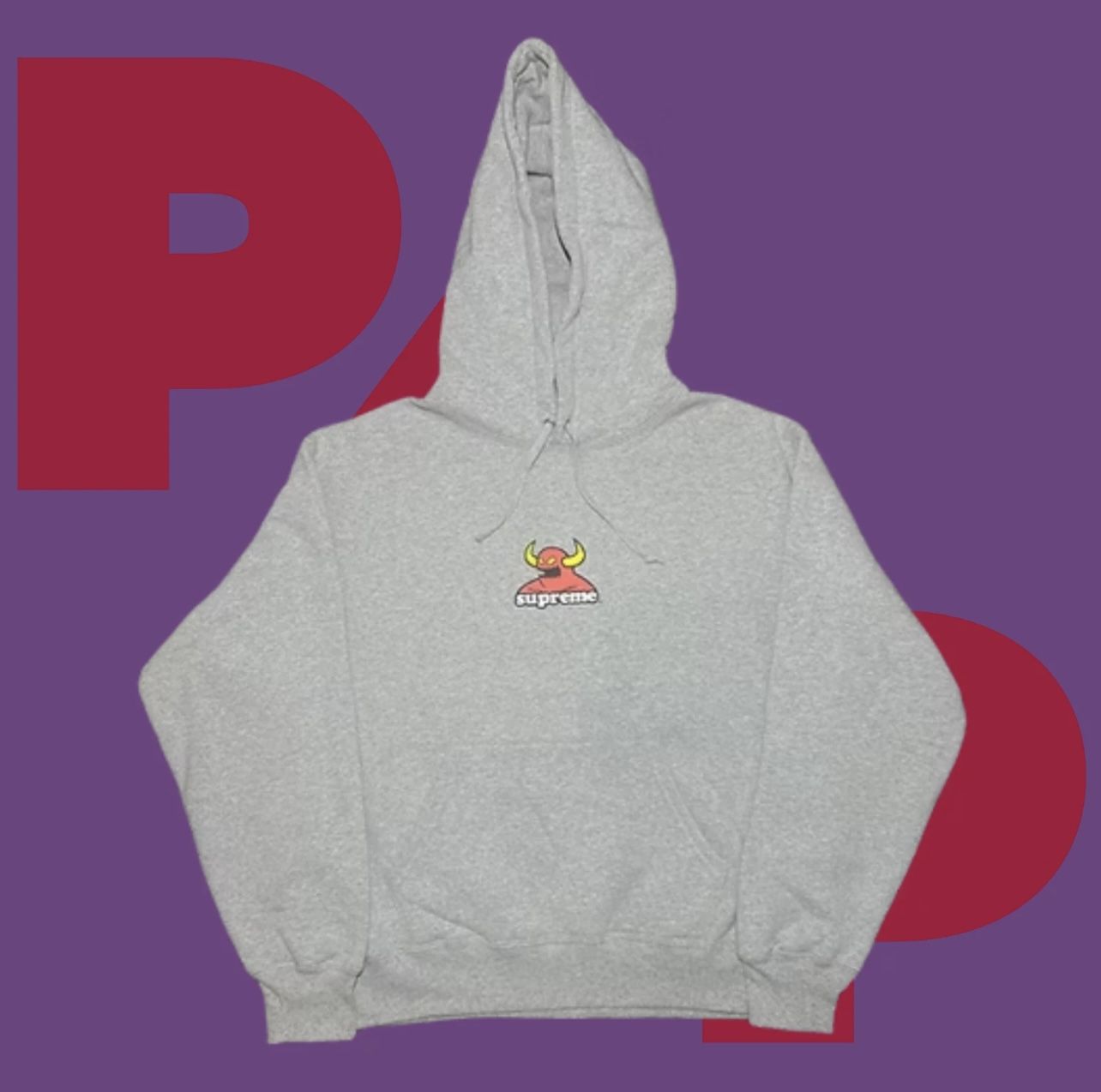 Supreme Toy Machine Hooded Sweatshirt (Small)