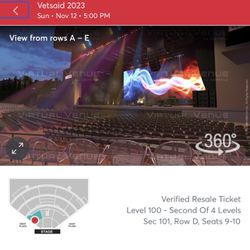 VetsAid 2023 ELO/The War On Drugs/The Flaming Lips/Lucius Concert Tickets