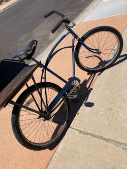 Vintage beach cruisers, his and hers 26 inch