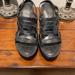 Black Born Wedges Size 11