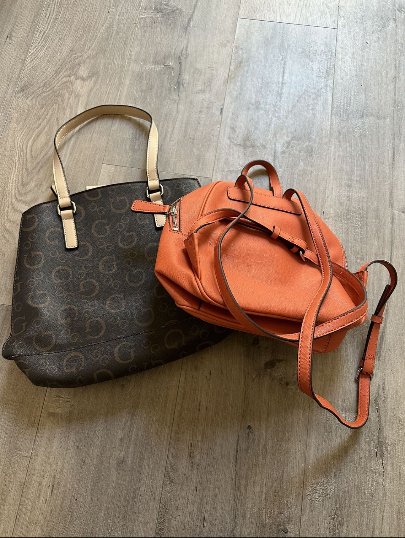 2 Guess Bags One Backpack